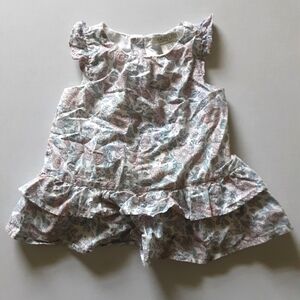 Floral Ruffle Baby Dress 6-9 Months EUC Designer Rachel Zoe